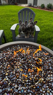 Fire pit to enjoy on cool nights