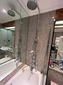 A view of the shower