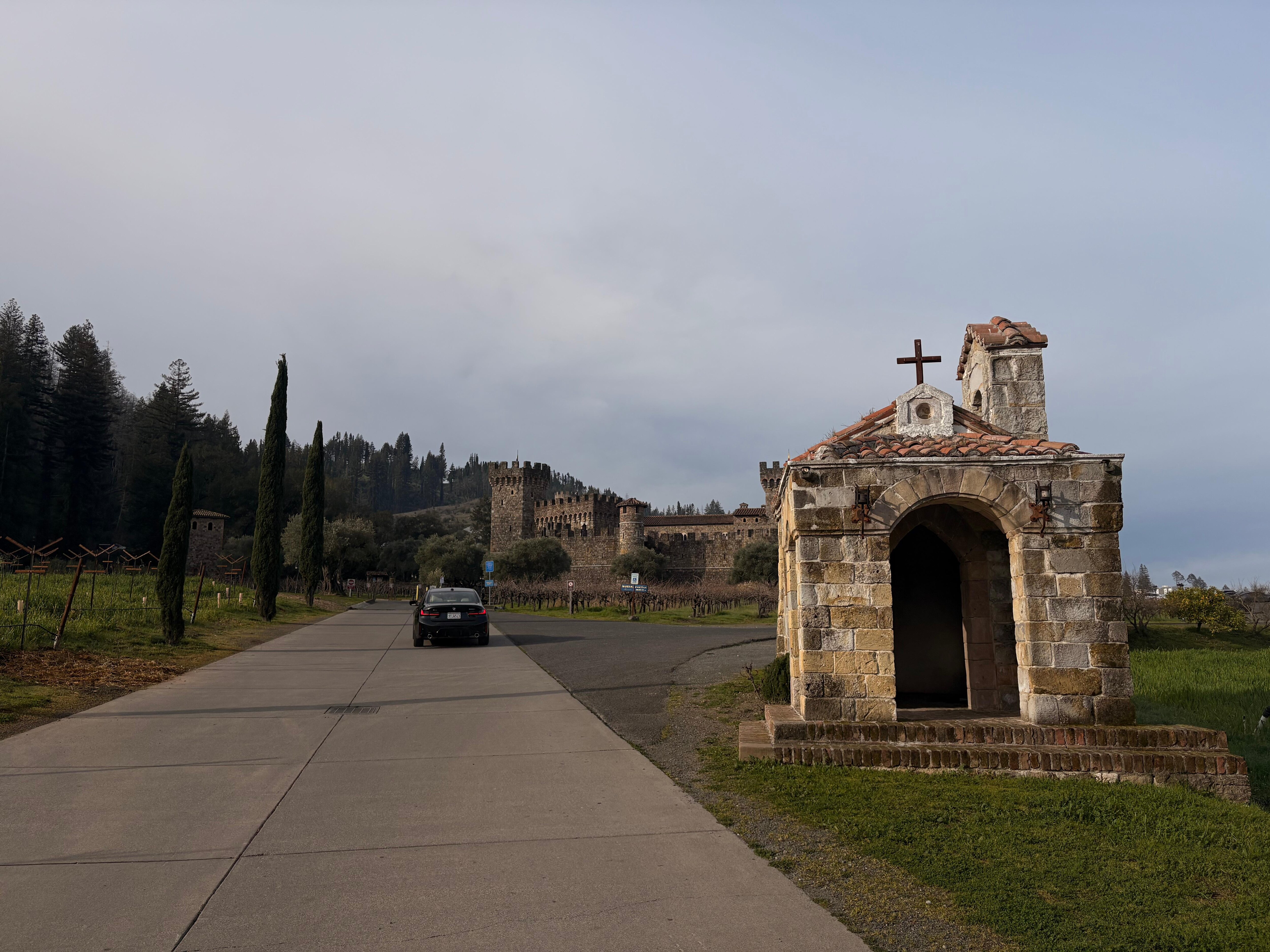 The castle is a must 3 min away.  Make a reservation 