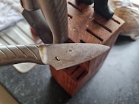 Ungereinigte Messer