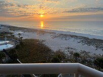 Sunrise from the balcony