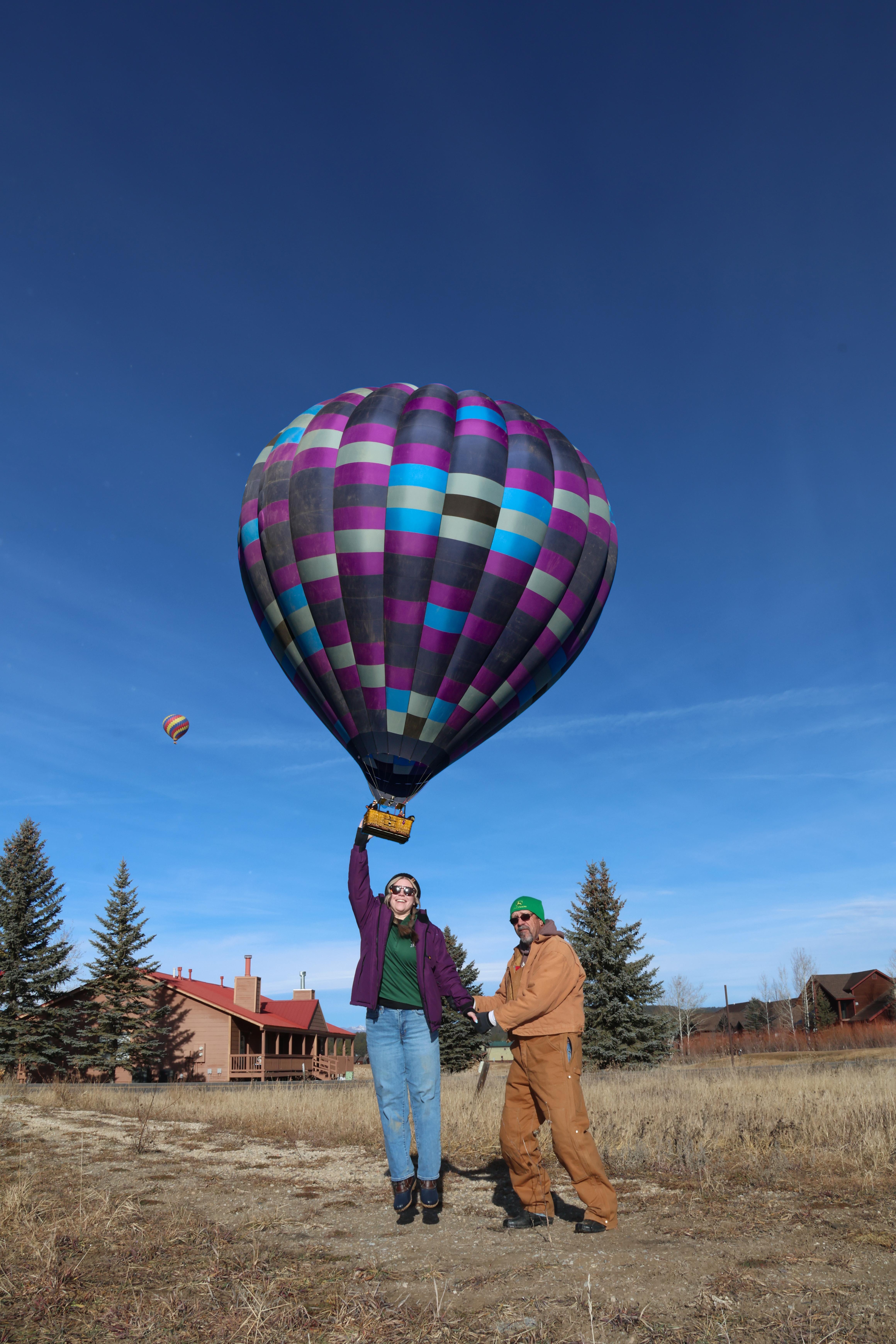 They said the hot air balloon was a great experience!