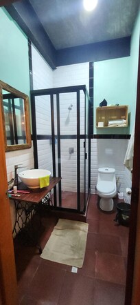 Roomy bathroom