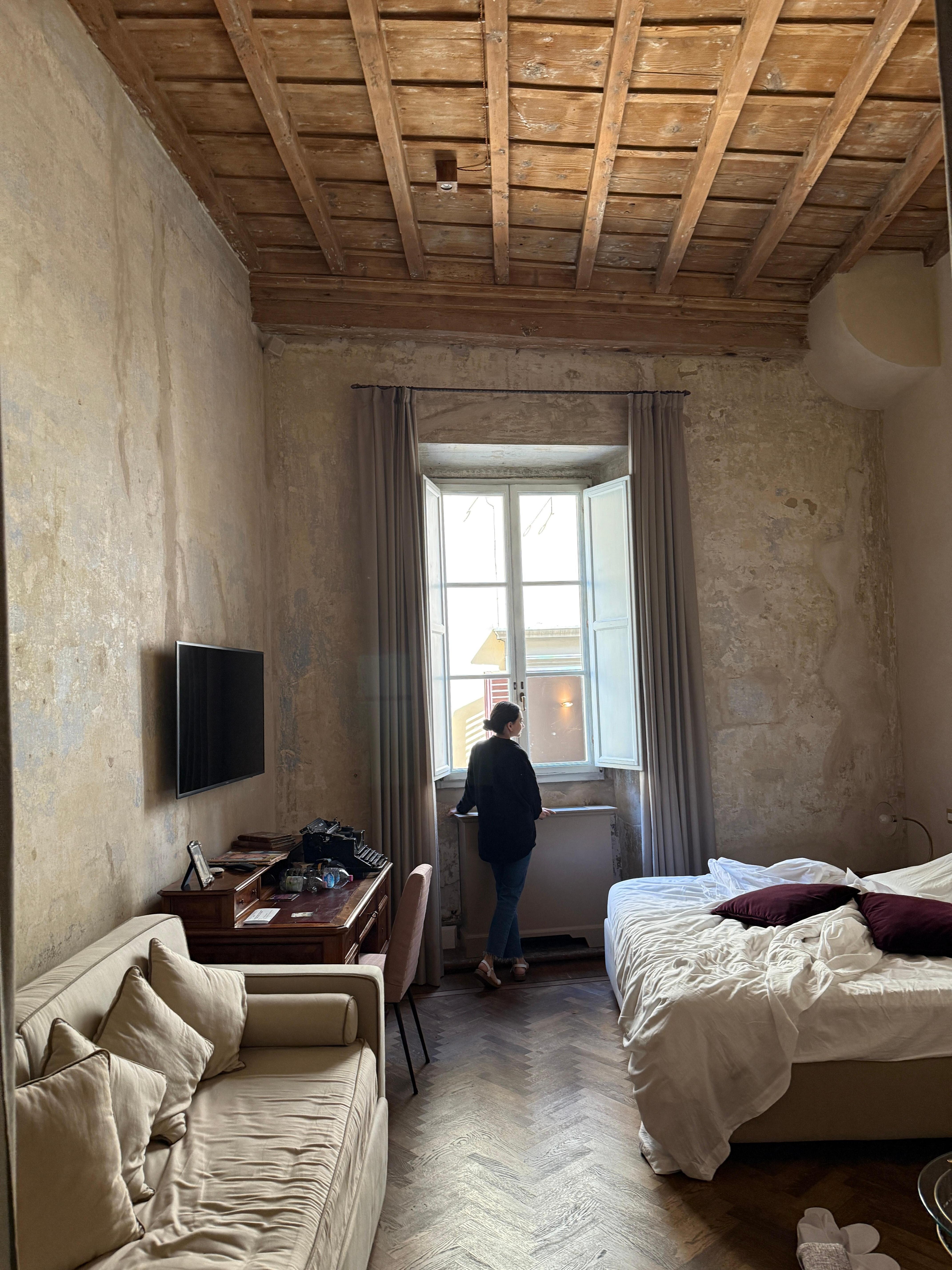 The room
