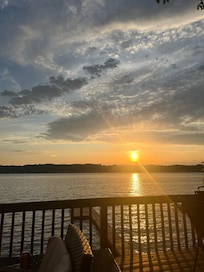 Sunset from the deck!