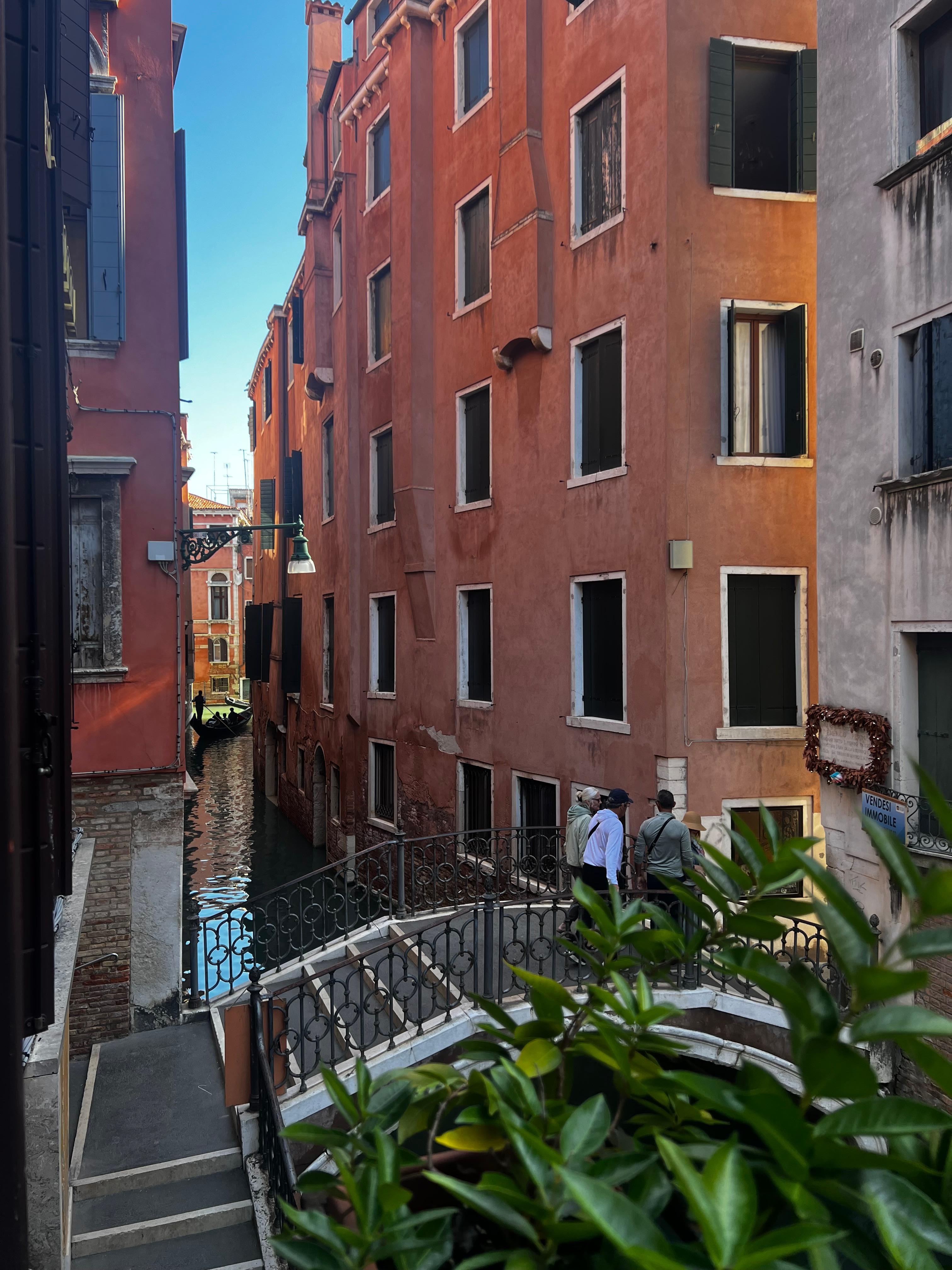 View from our balcony, room 104