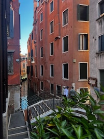 View from our balcony, room 104