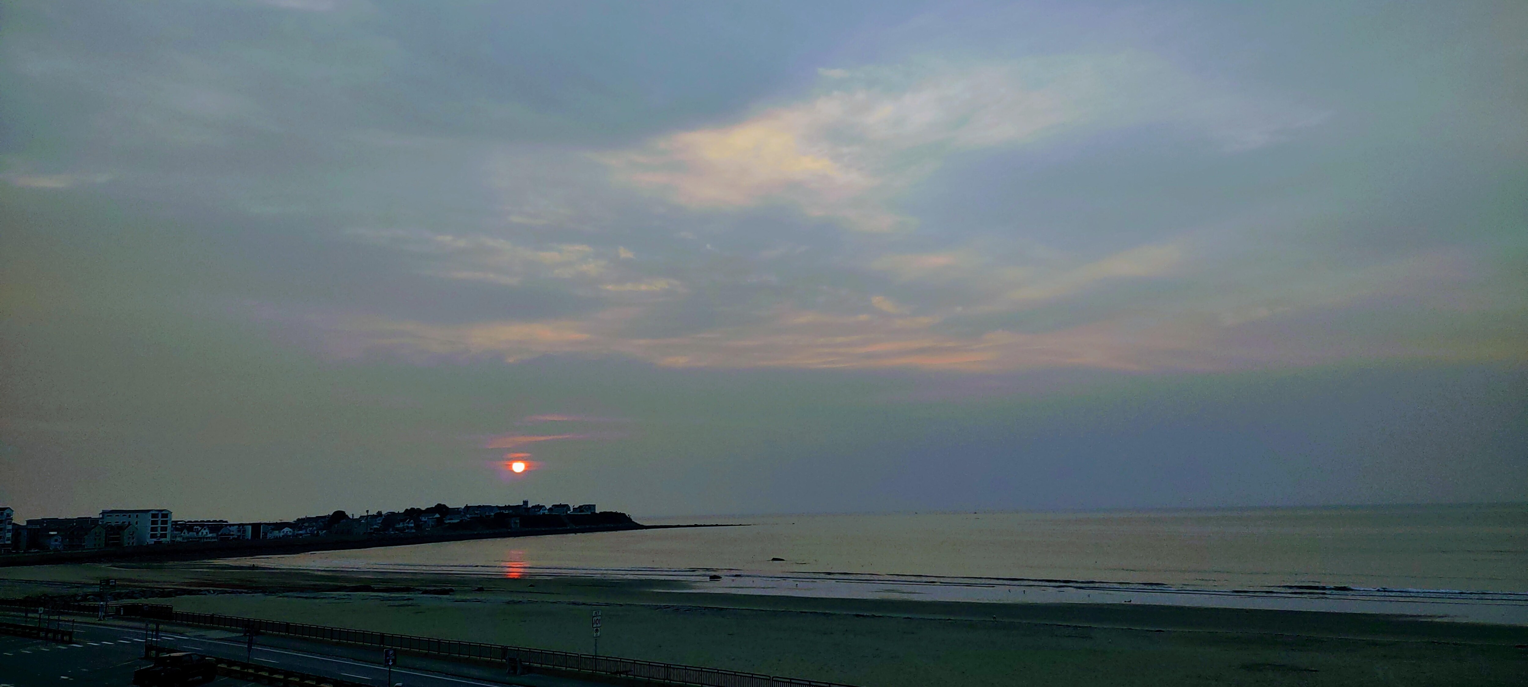 Sunrise from balcony