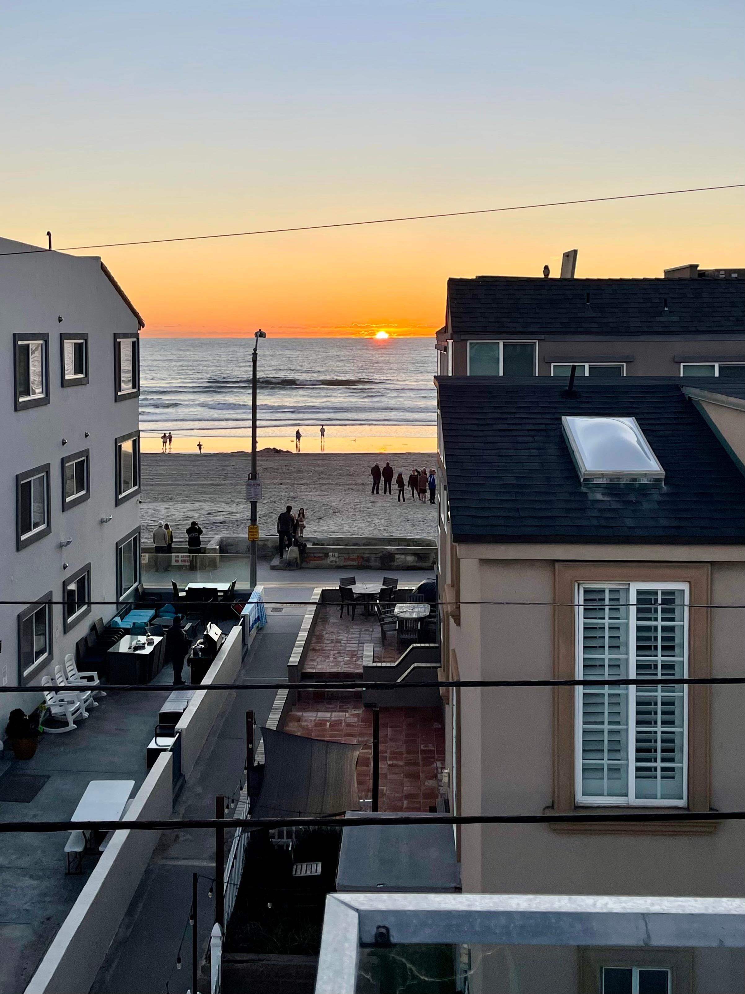 Perfect spot for sunset viewing