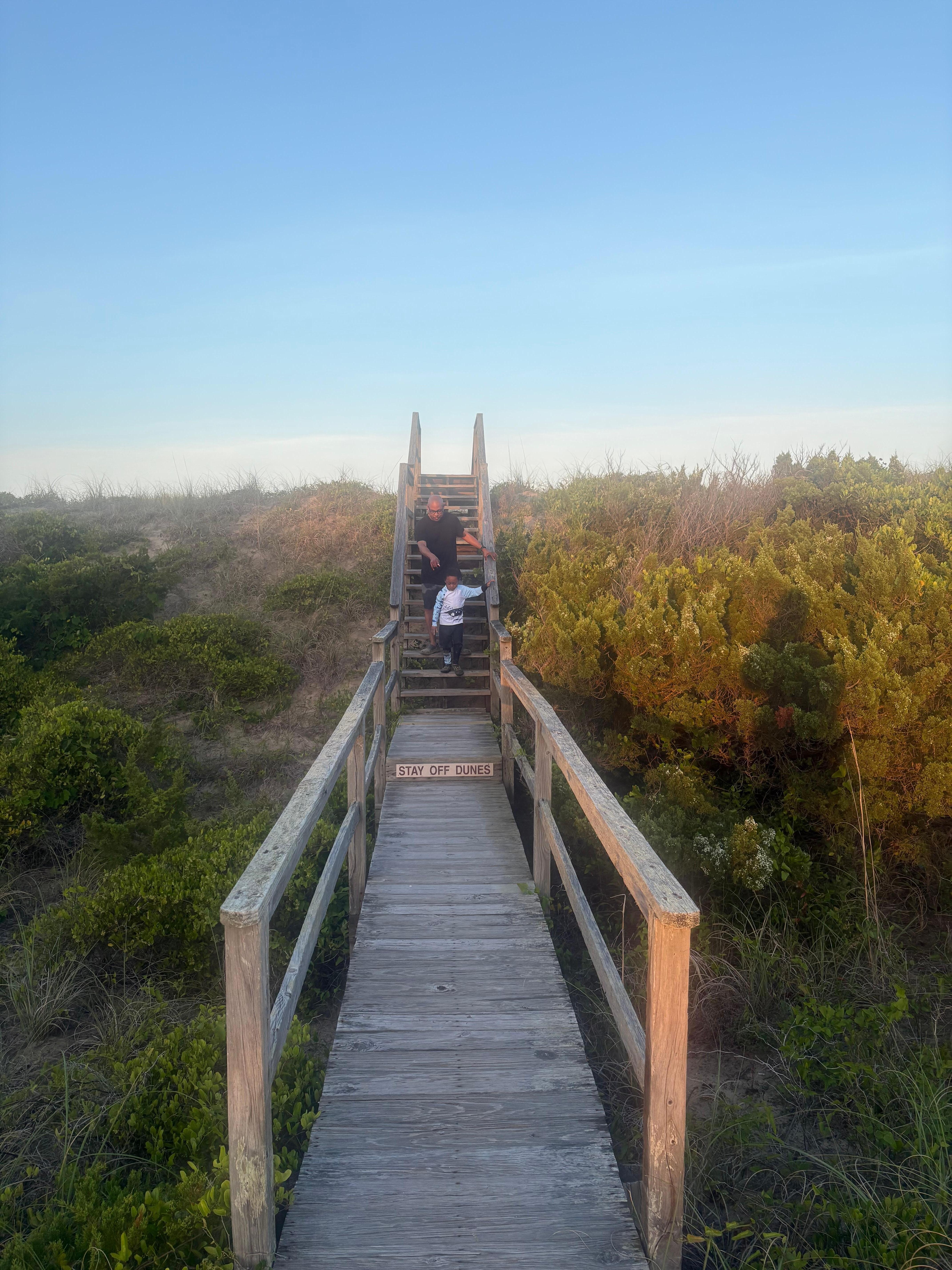 Short walk to the beach