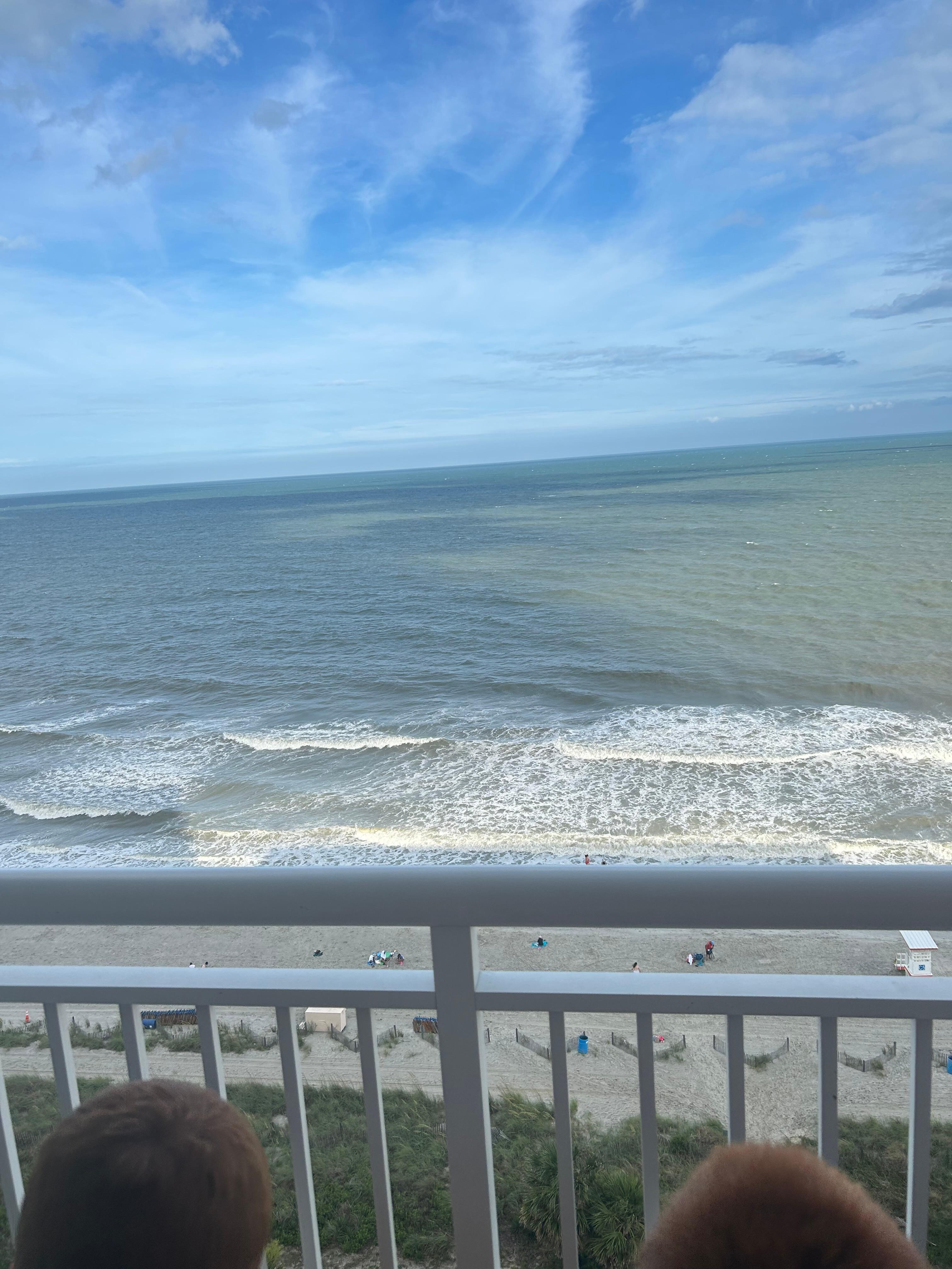 View from our room. 