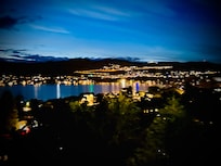 View from the deck at night