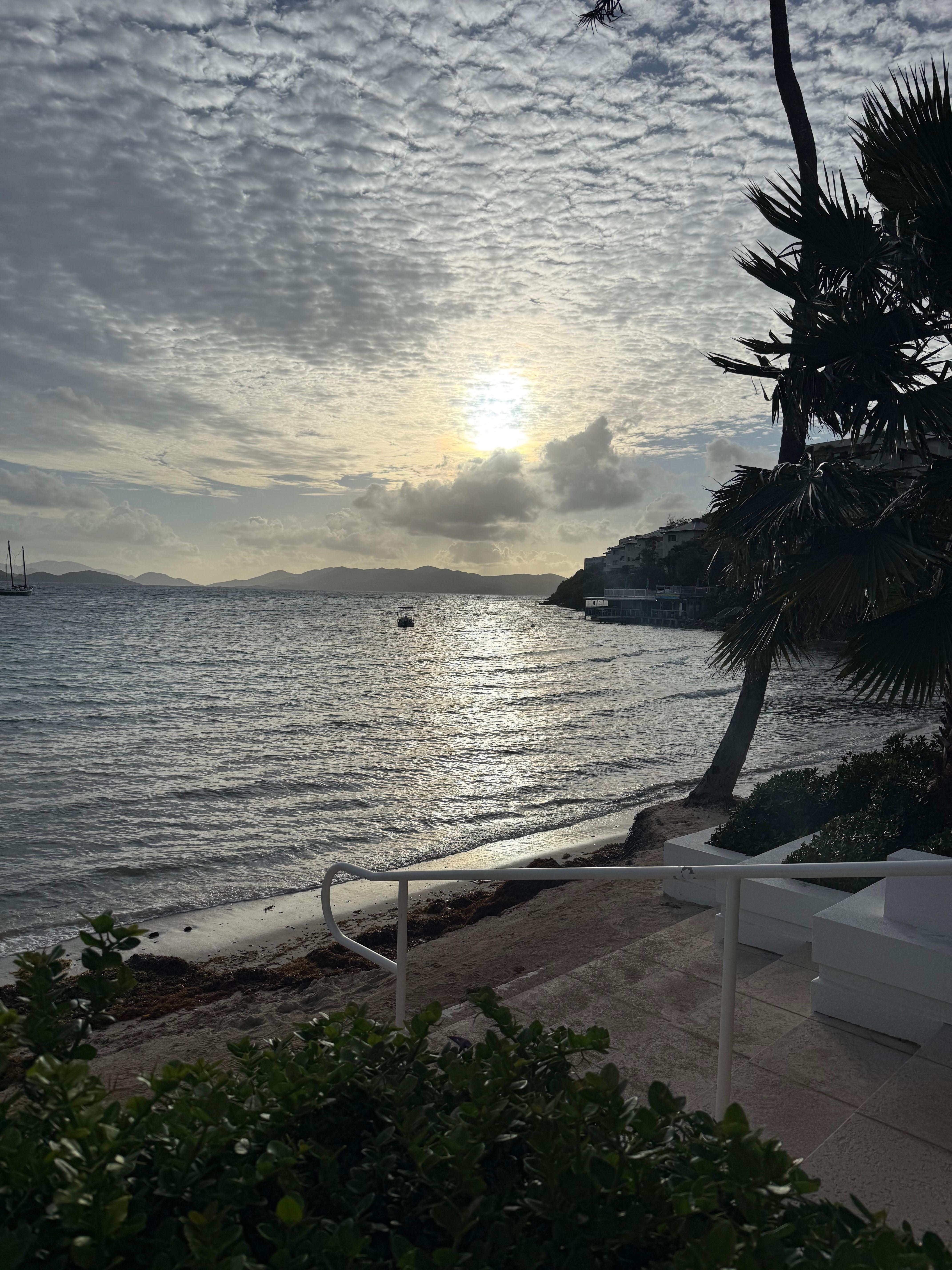 Morning views from the beach front 