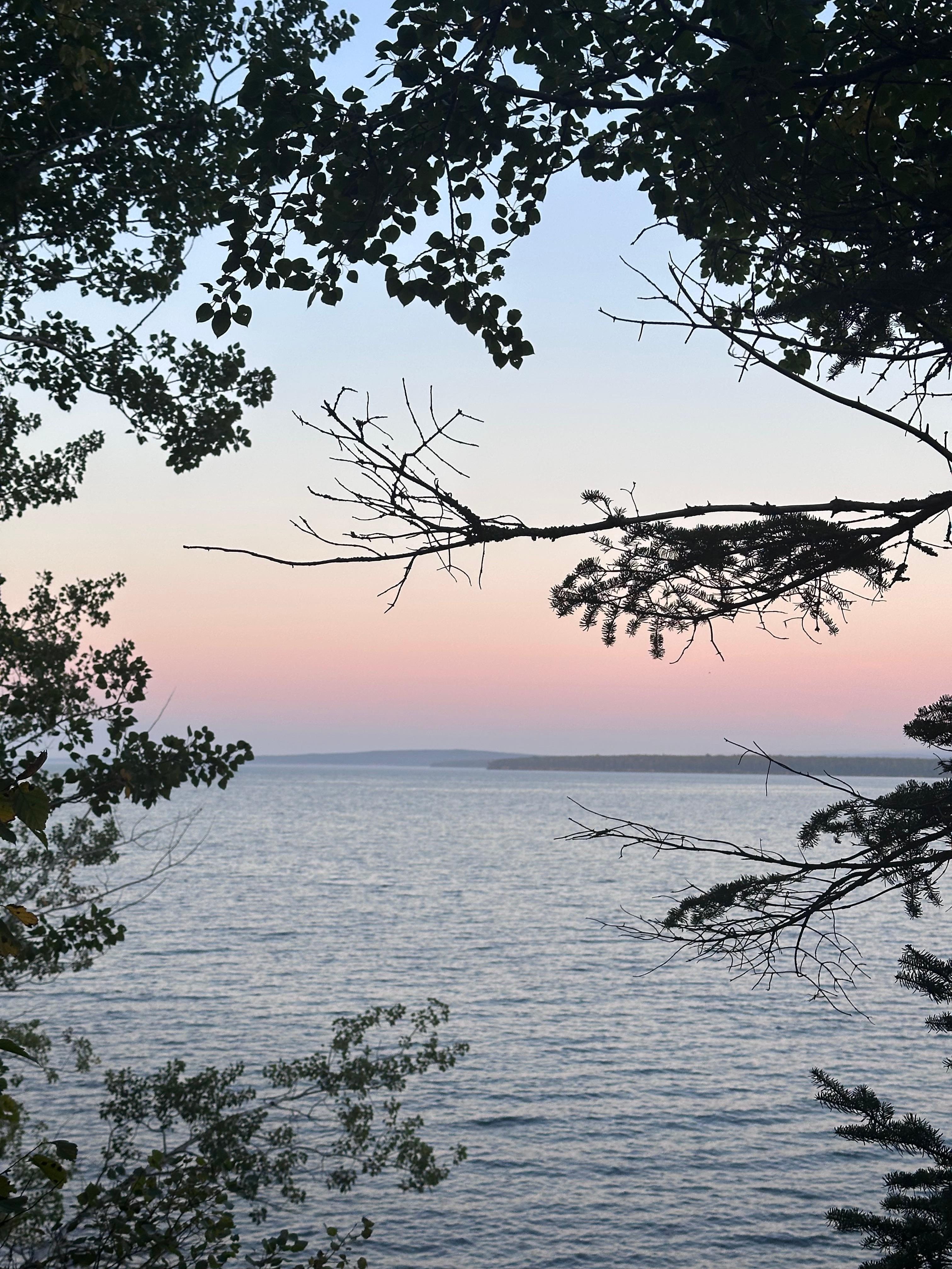 Peaceful views of the bay