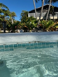 disaster looking pool tiles falling off in your hand