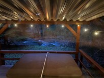 Hot tub with a view!