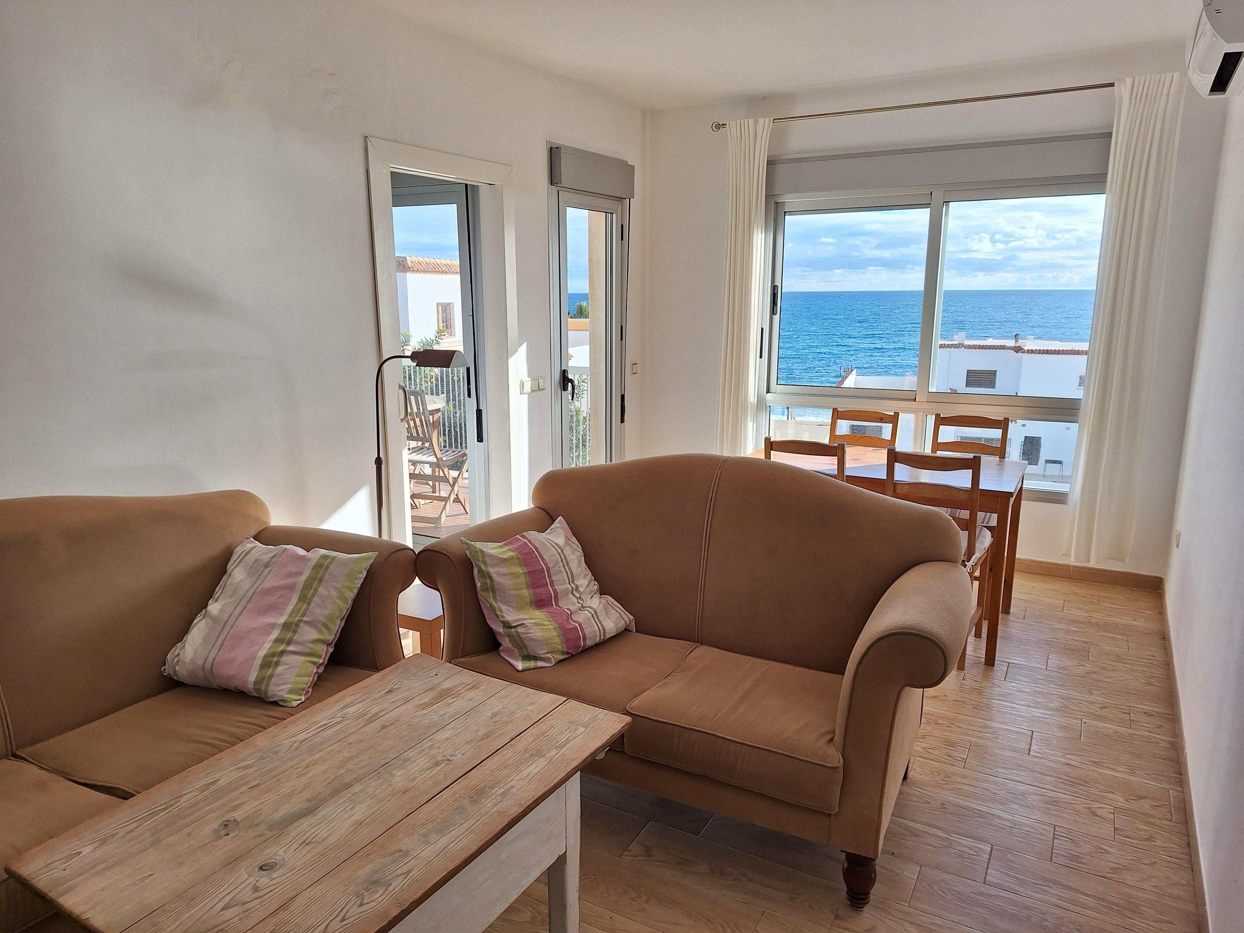 As you enter the apartment, you have this beautiful view.