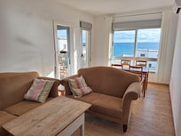 As you enter the apartment, you have this beautiful view.