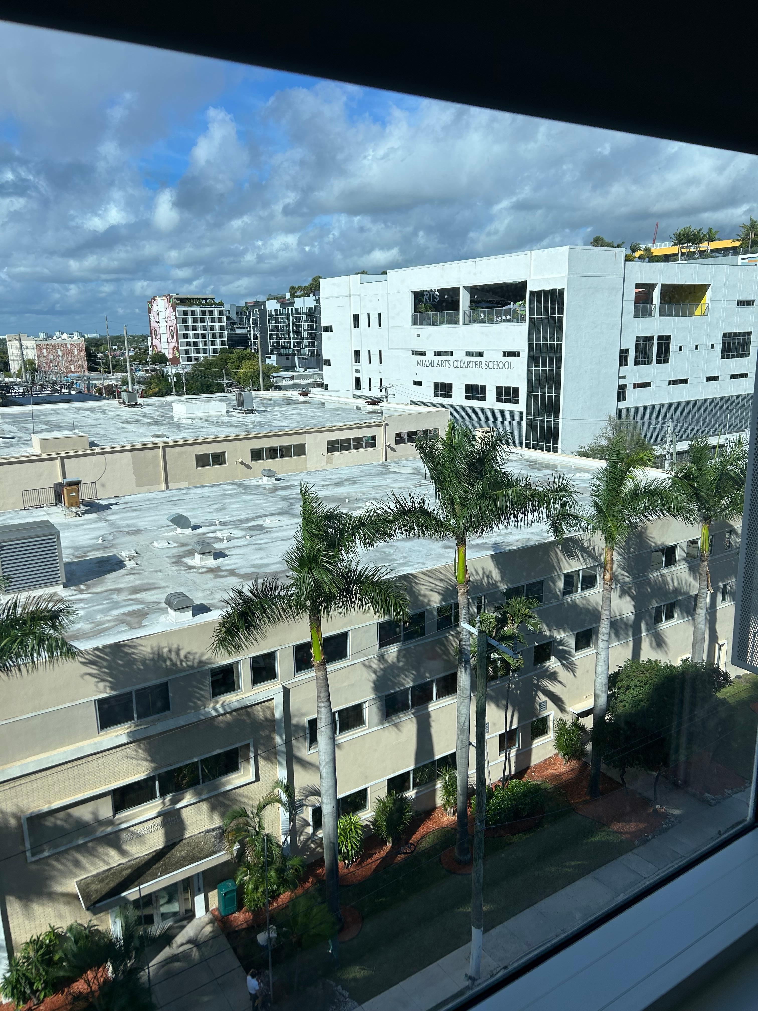The view of Miami from my hotel room. 