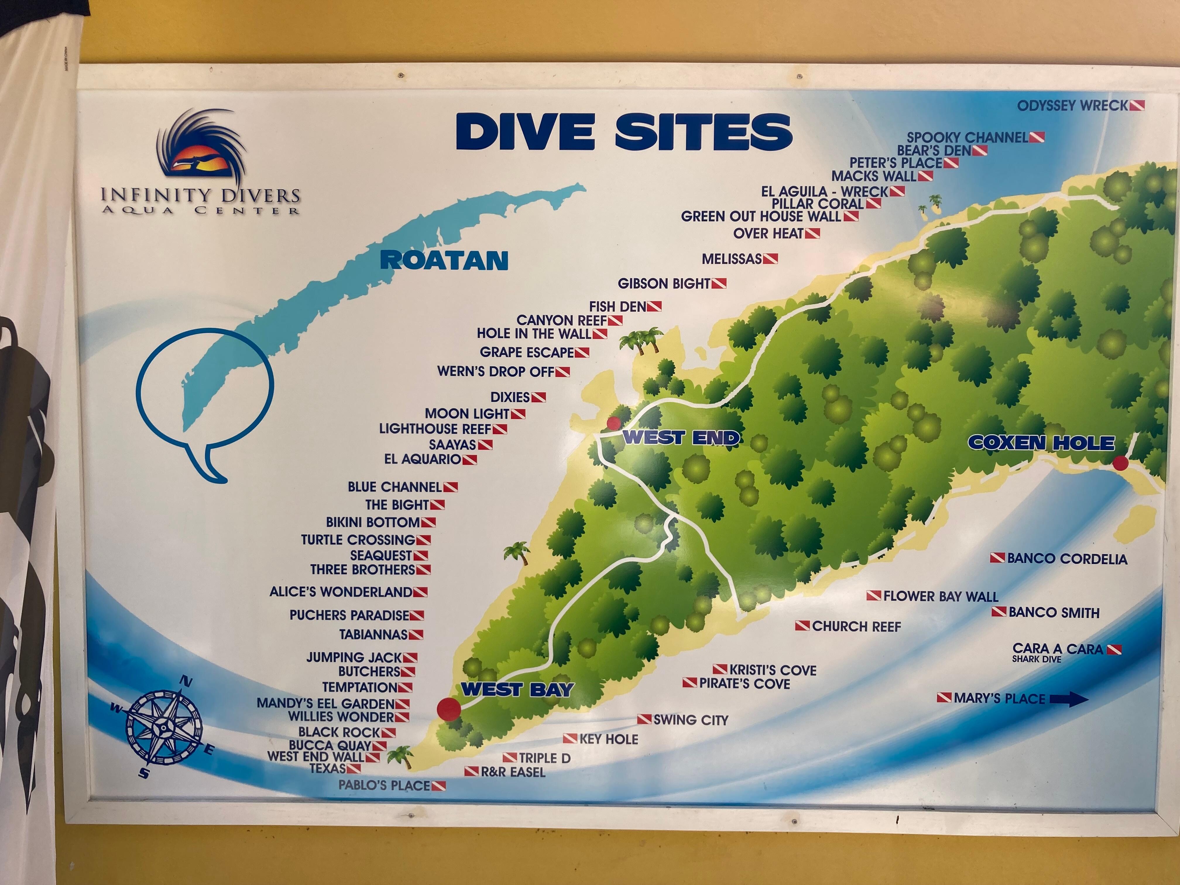 So many great dive locations close to shore 