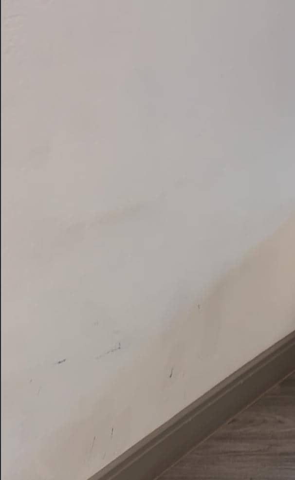 dirty and beat up walls