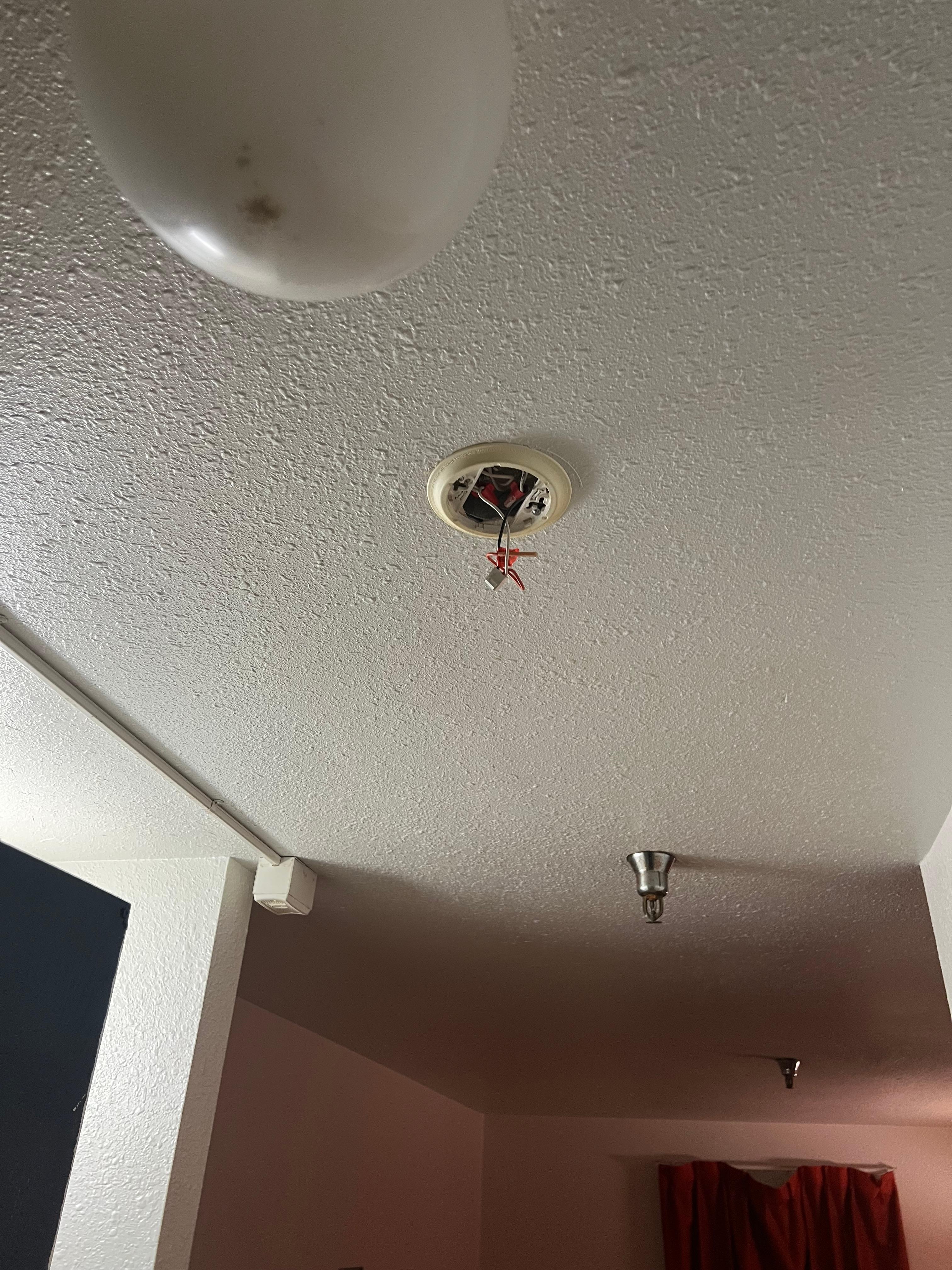 Smoke detector missing 
