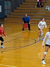 Volleyball game we watched