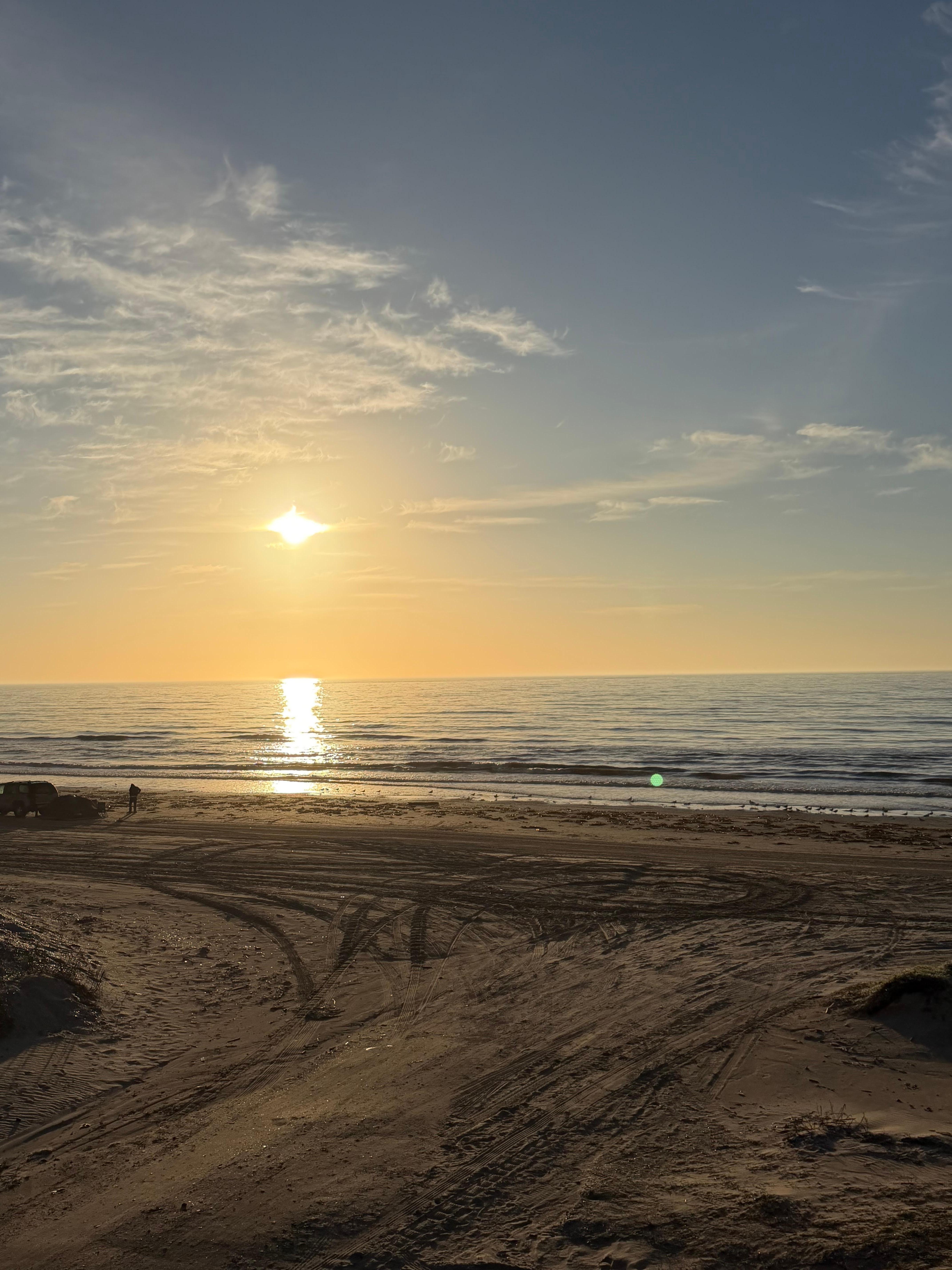 Front view after sunrise