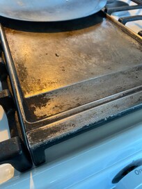 Range, maybe never properly cleaned