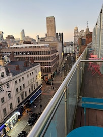 View on the balcony to the right