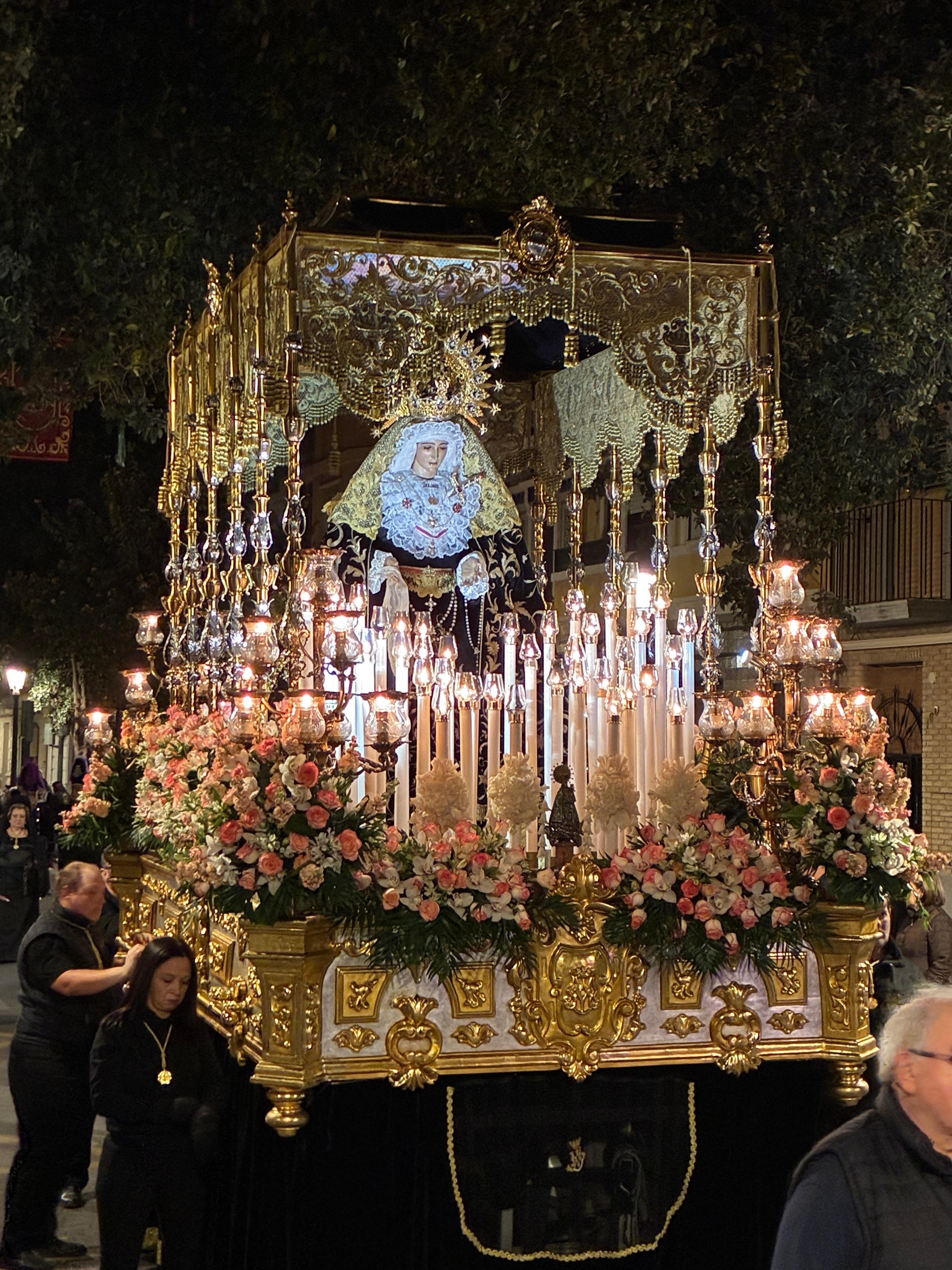 Part of Holy Week procession