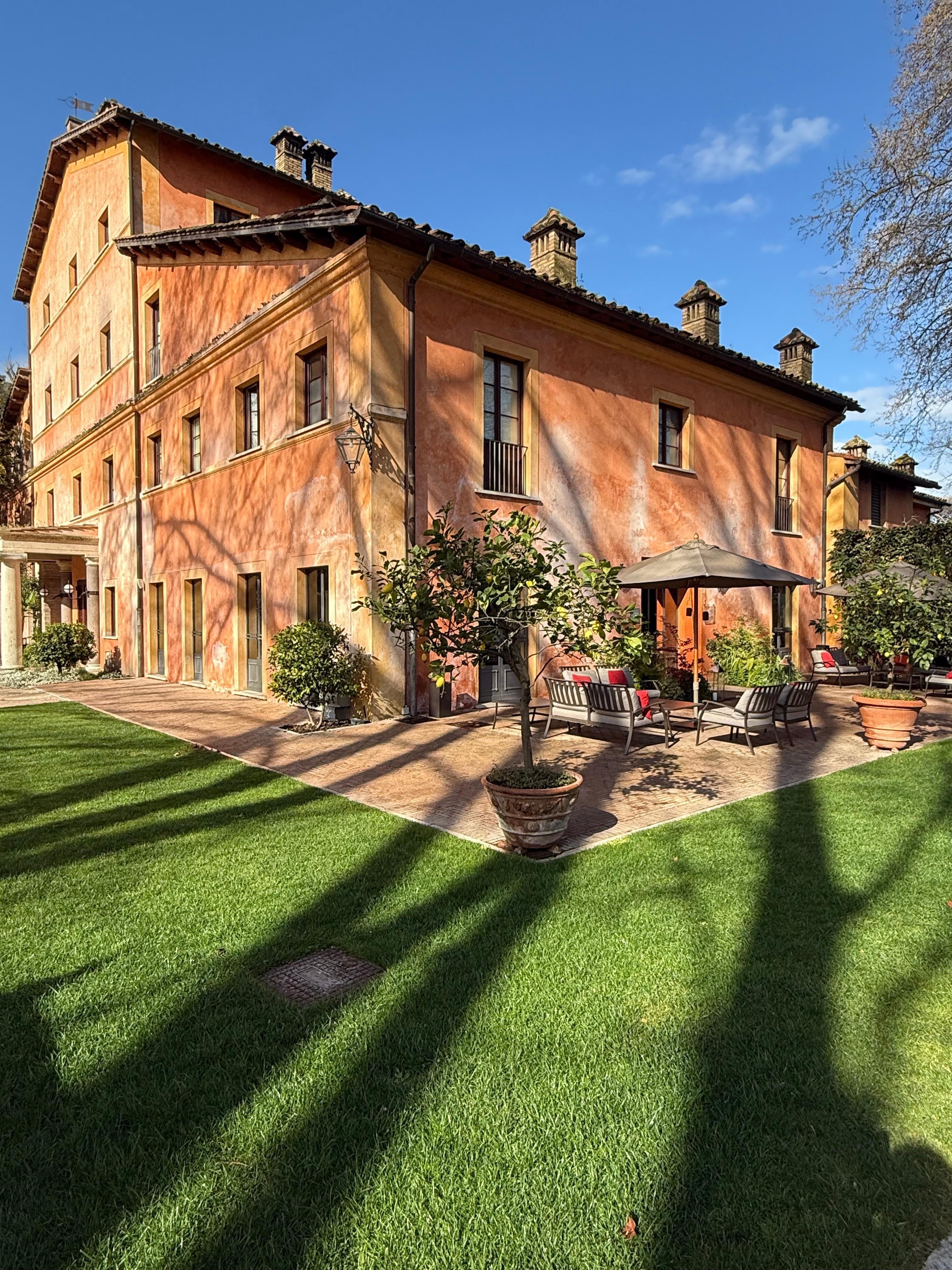 Main reception building and spa entrance/registratuon 