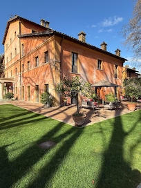 Main reception building and spa entrance/registratuon