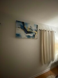 Picture hiding hole in wall