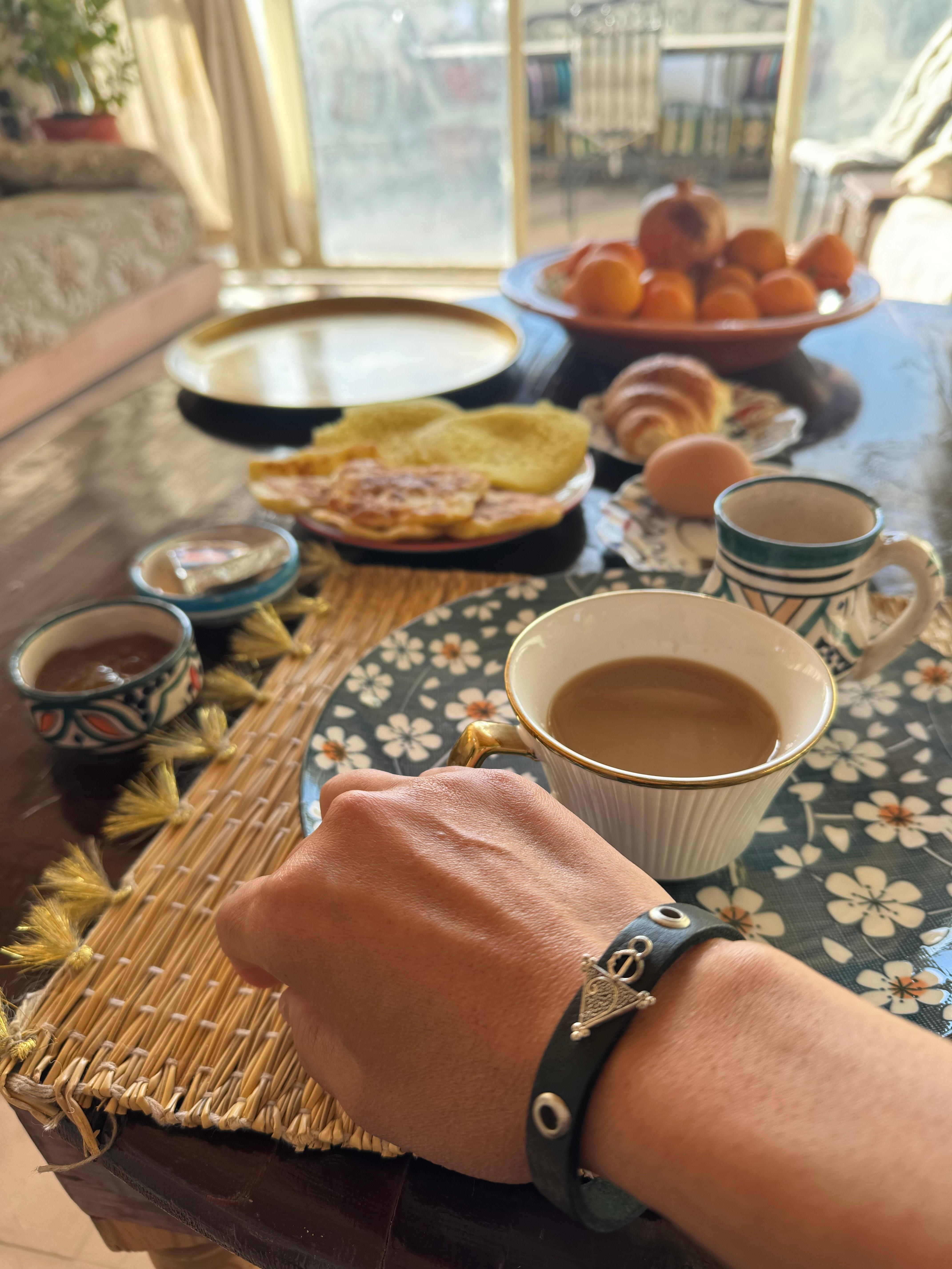 Enjoy the meal at the Roof top 