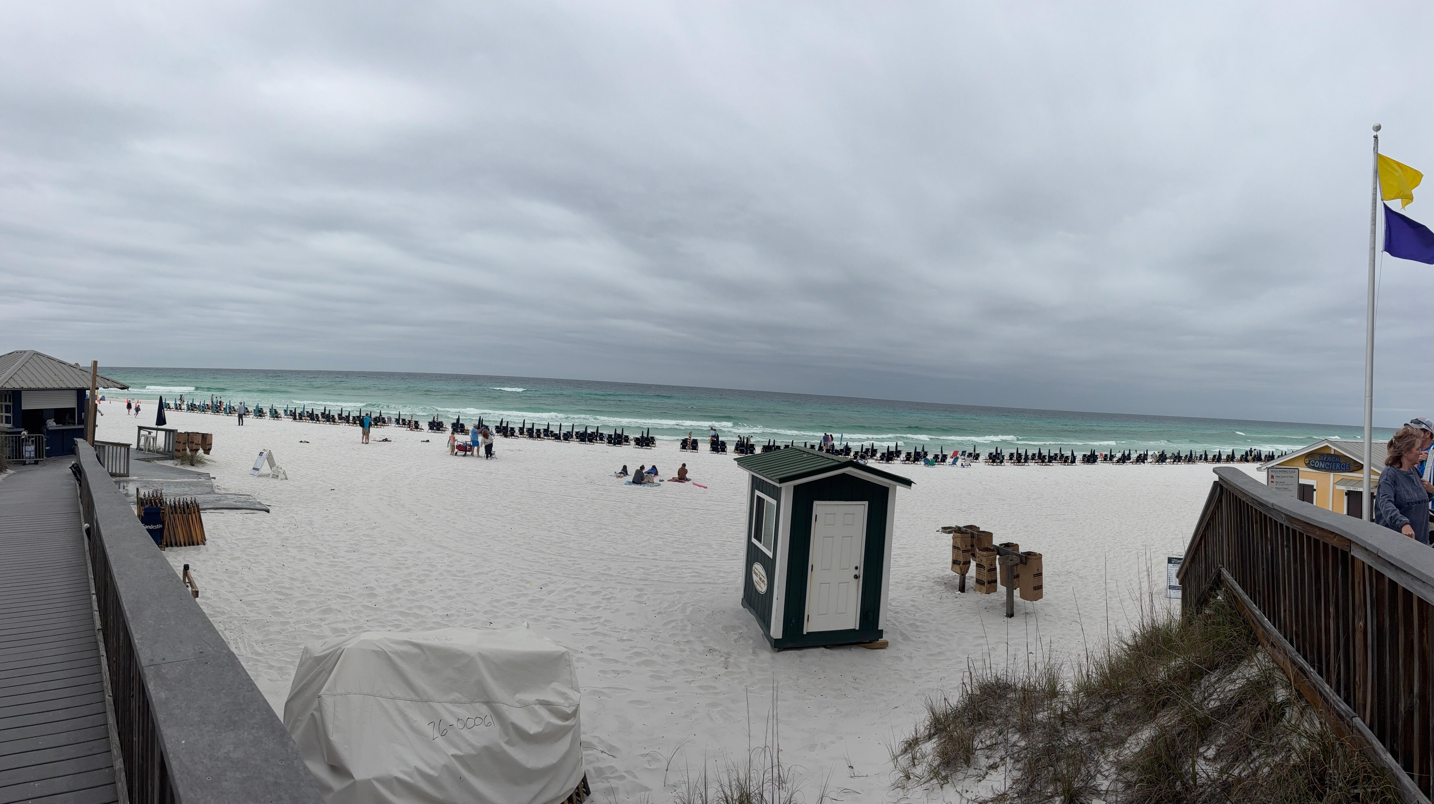 Main beach for resort. Can drive golf cart or car to get there. 