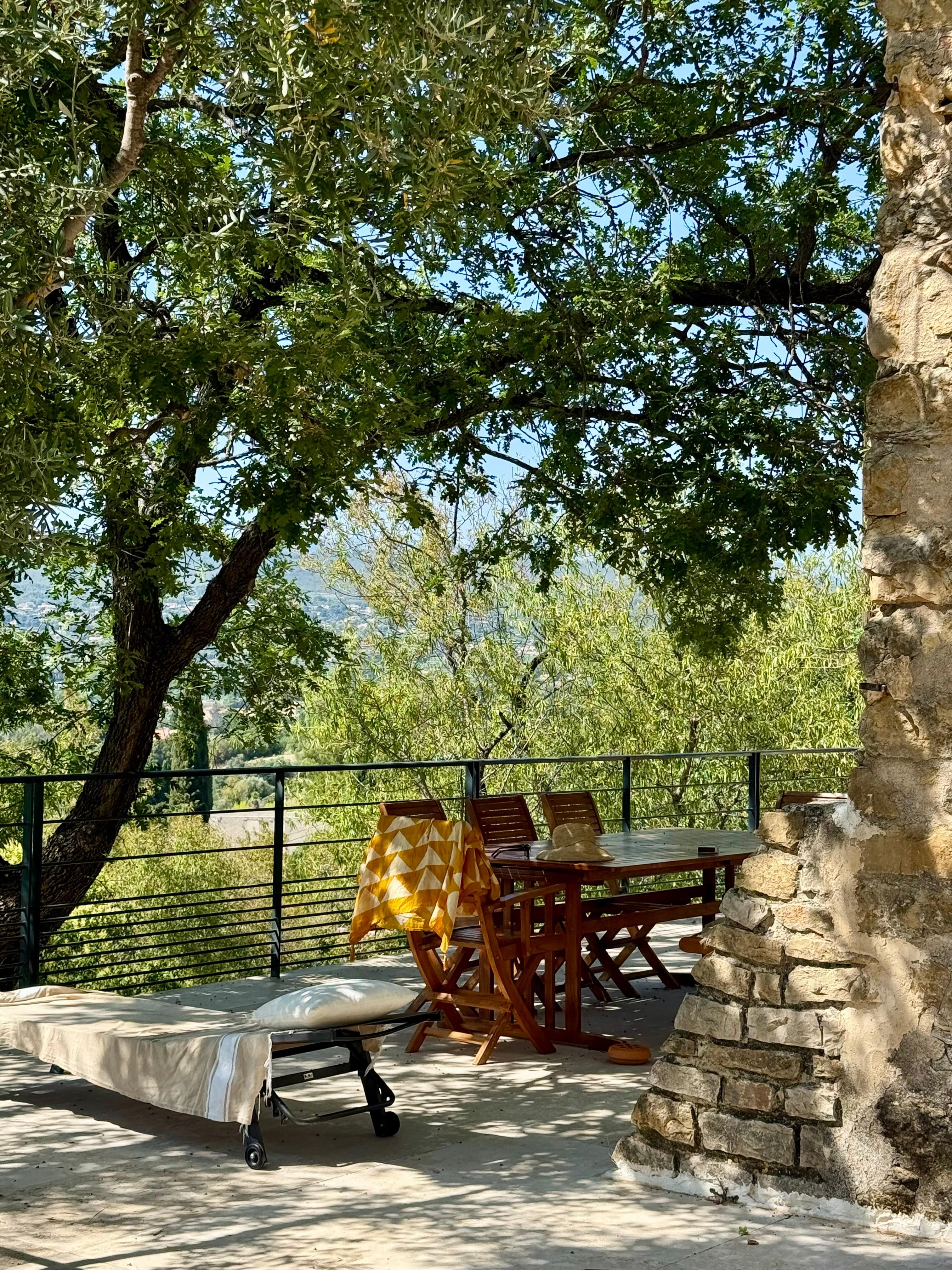 Gorgeous shaded areas to relax