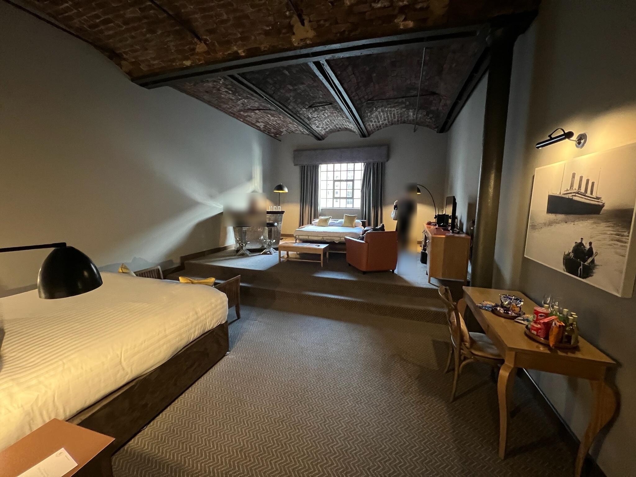 Sofa bed already made up for our kids