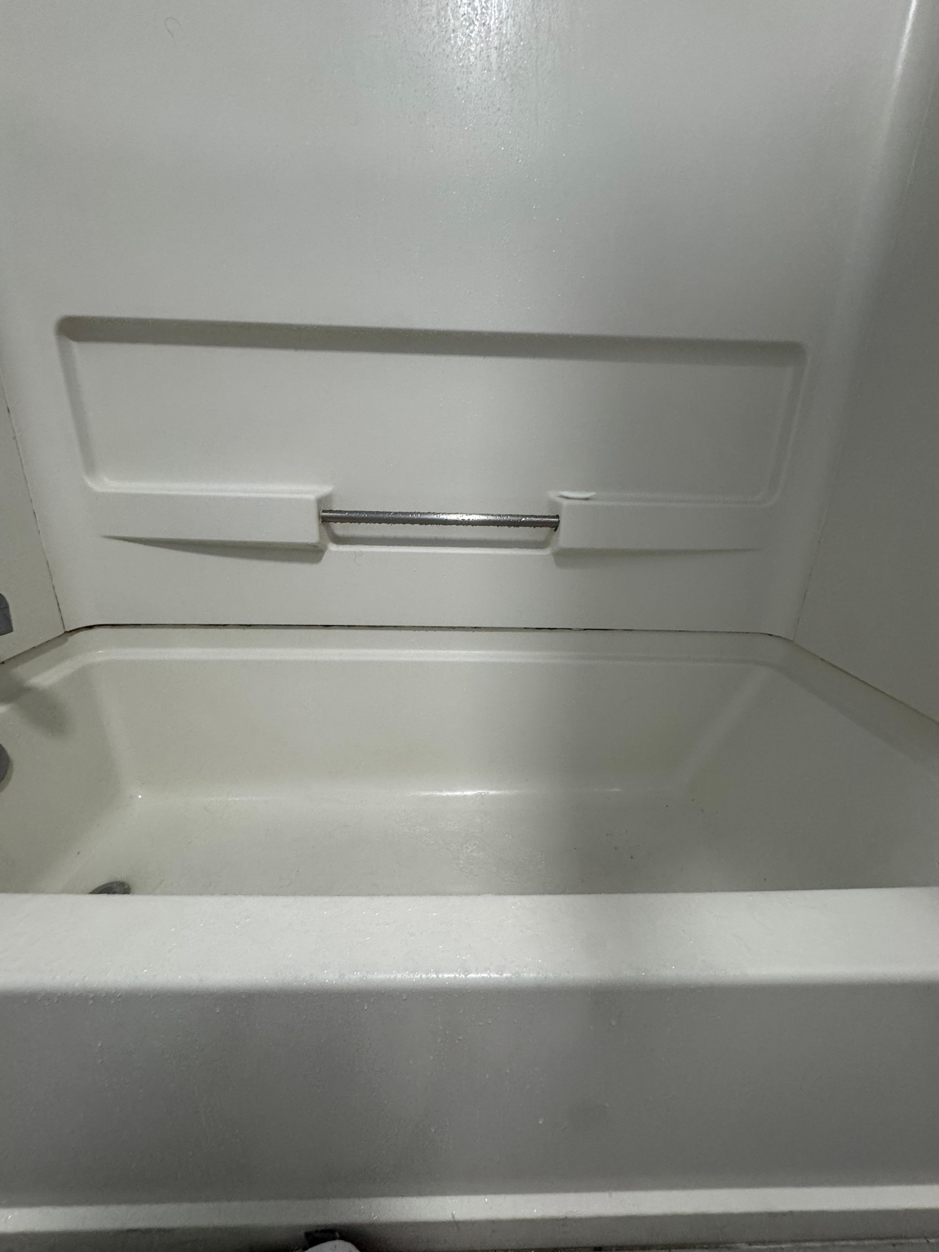 No curtains for shower 