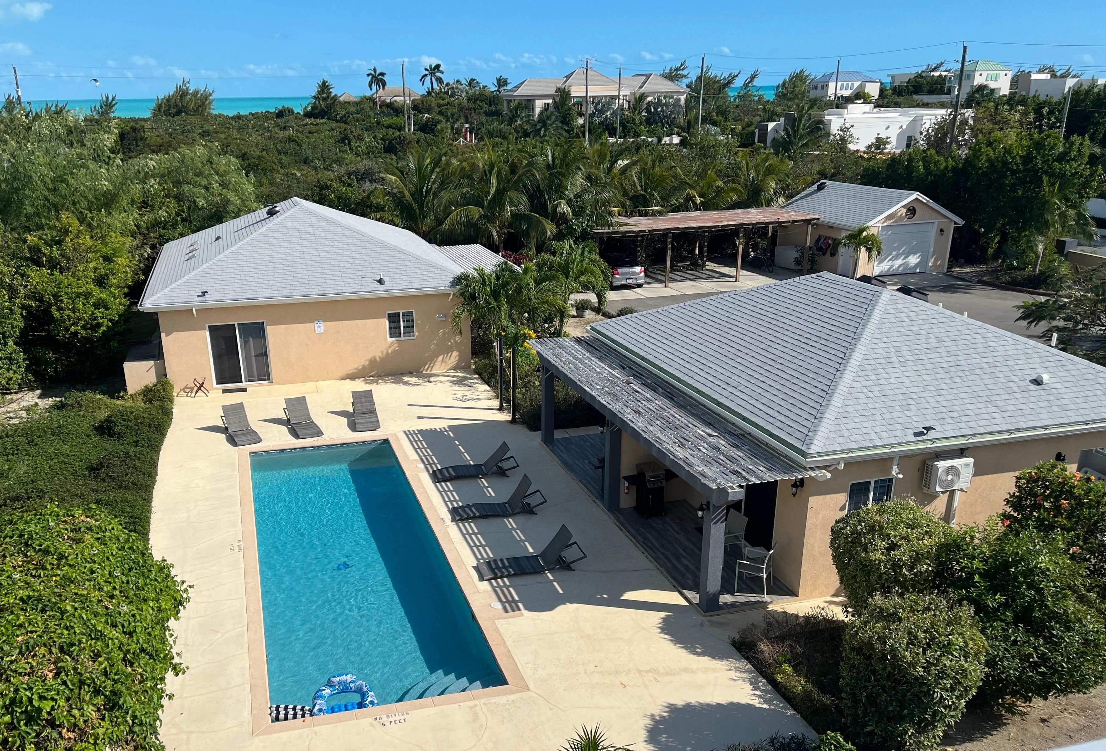 From the crow’s nest. 