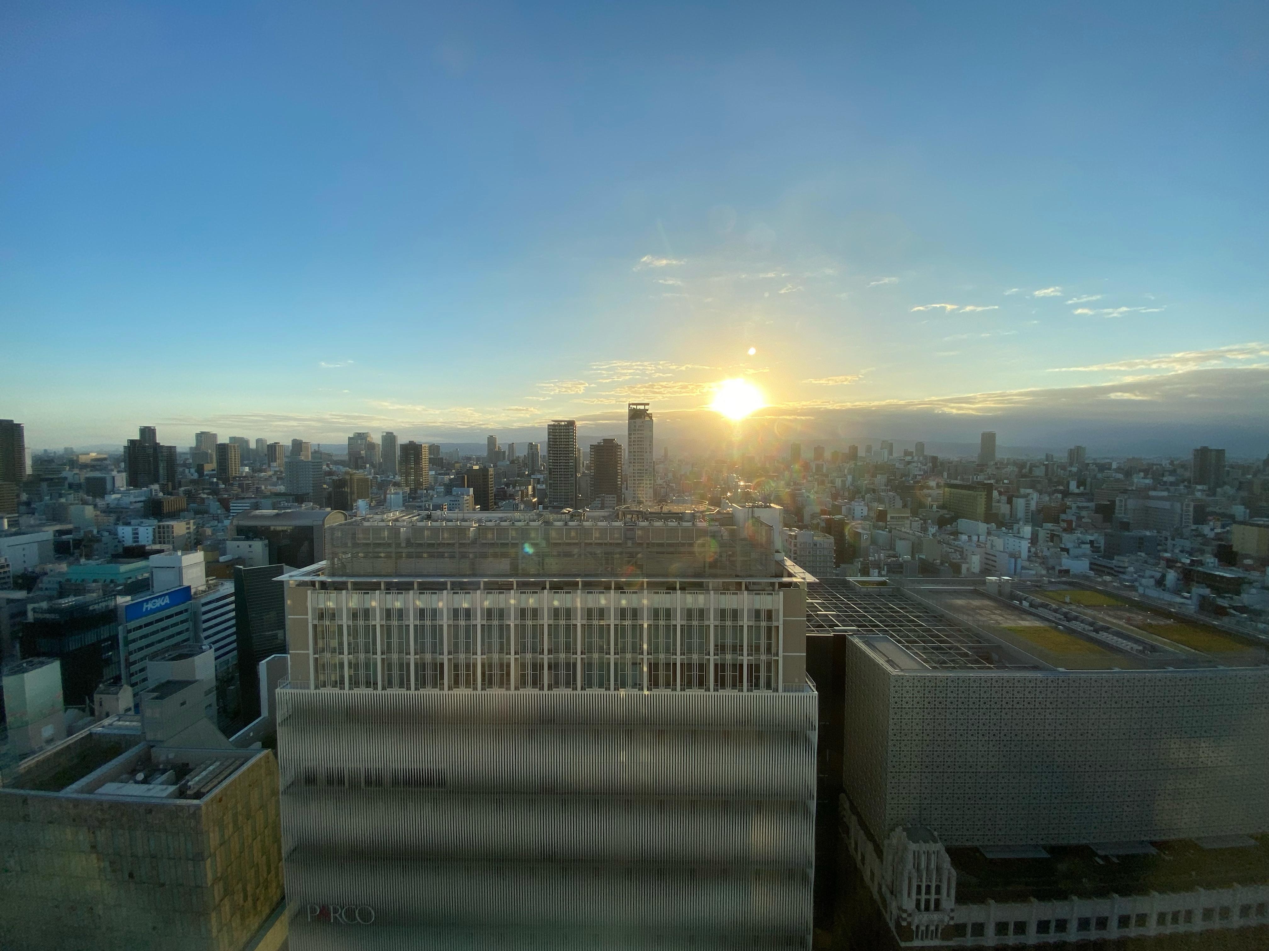 Sunrise from the room
