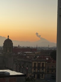 View from our hotel window