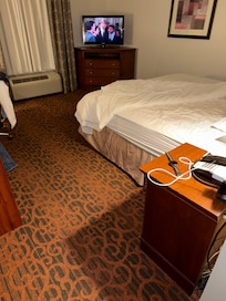 Dated rooms! There was no remote control for the tv.