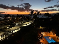 Maui after sunset from D615.