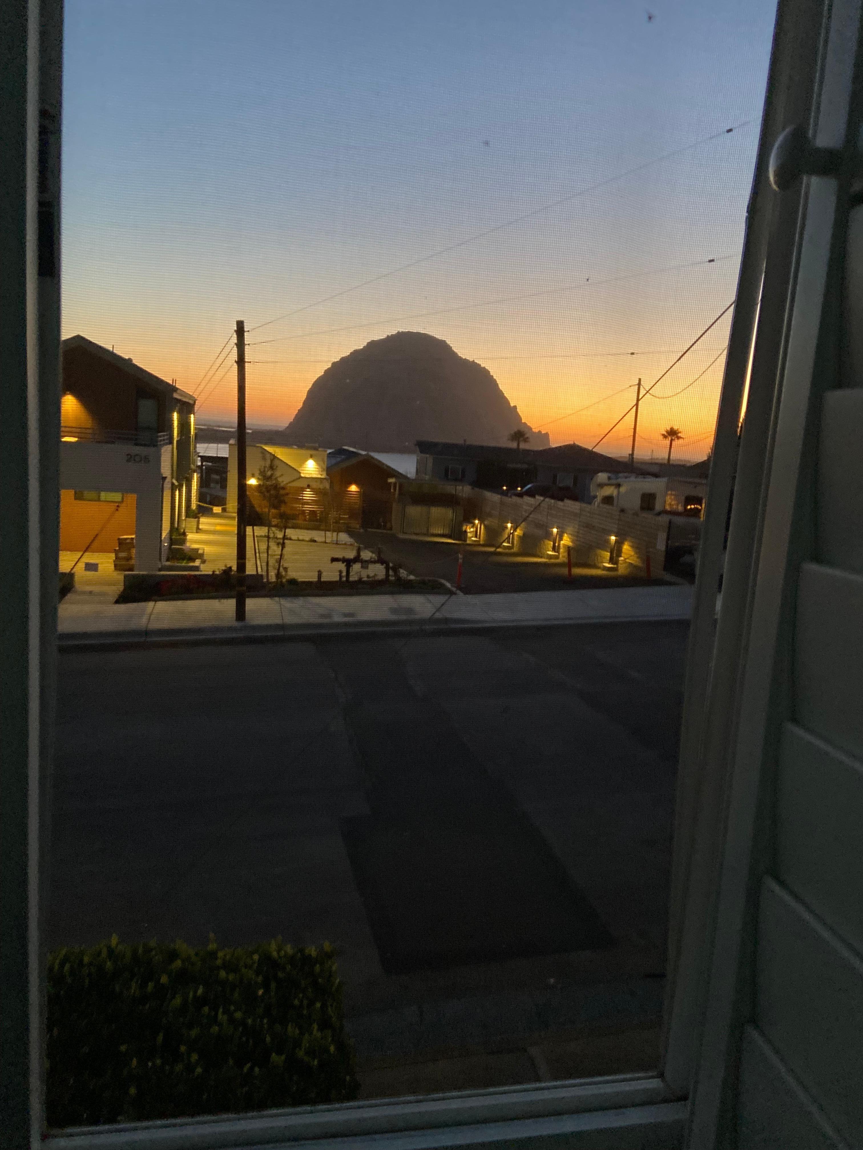 Sunset view from our room!