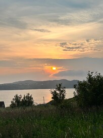 Sunset from the front deck