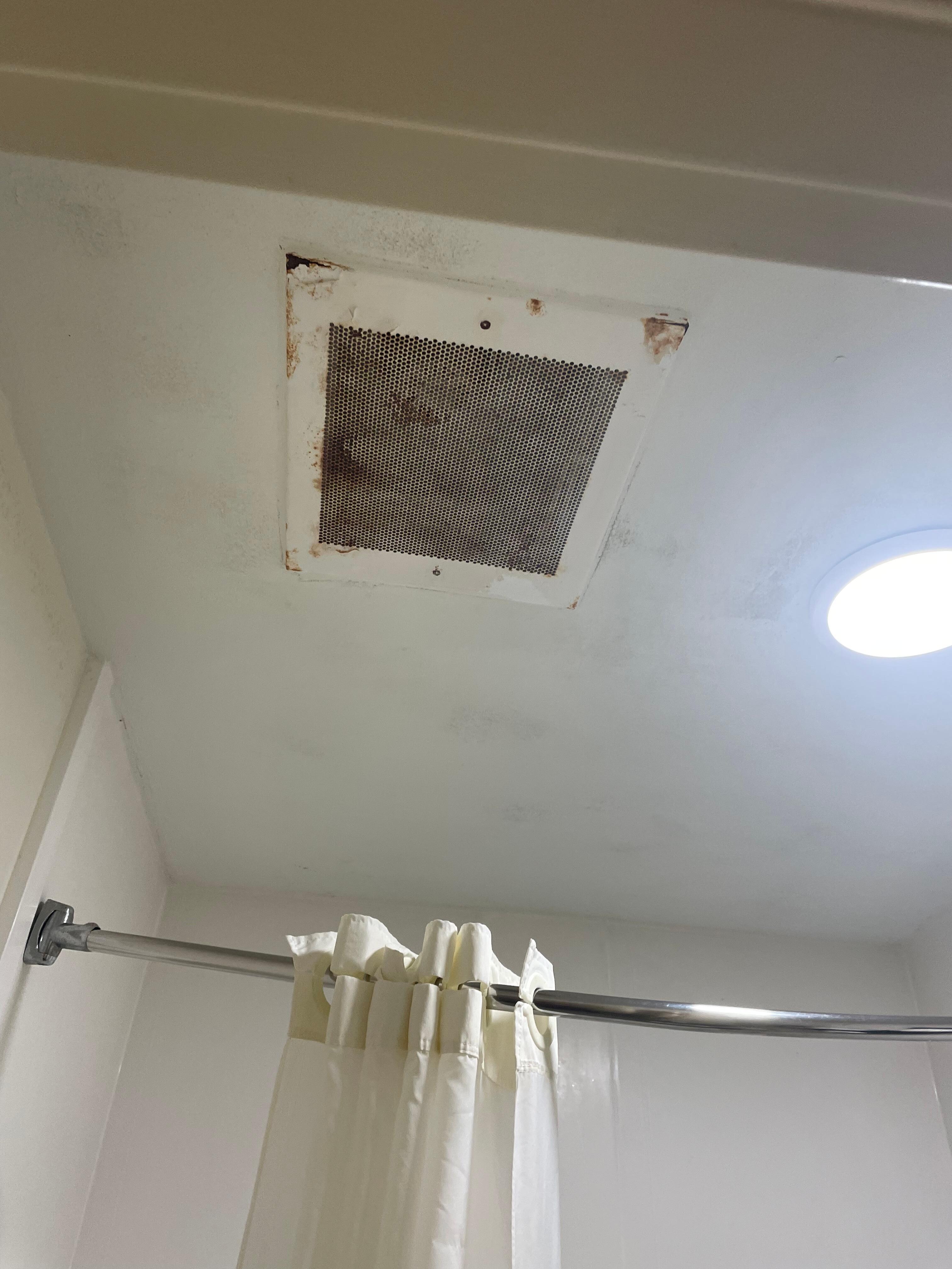 Mold type substance, due from poor air circulation.