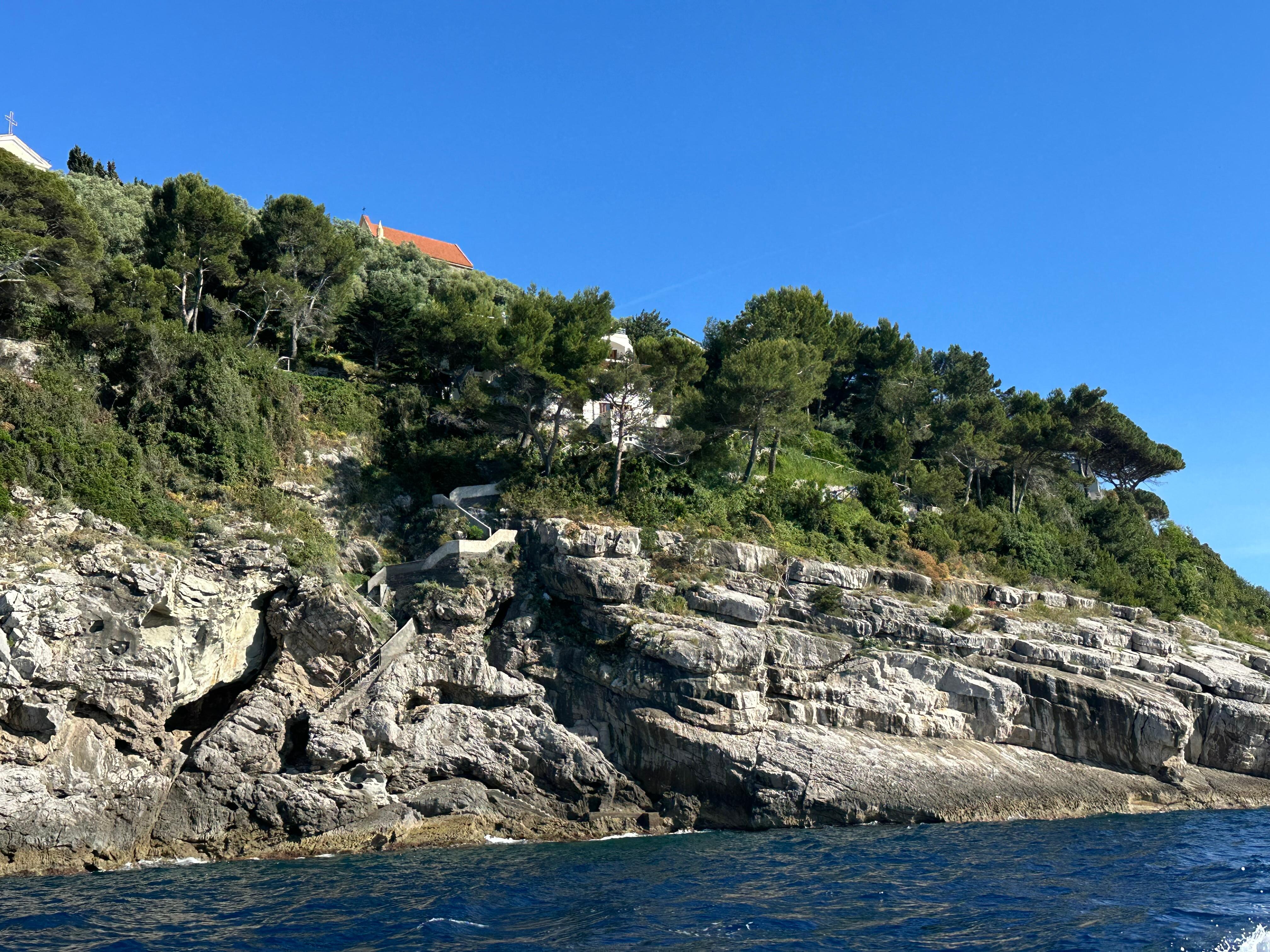 From the water 