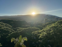 View as you come out of the building from the unit