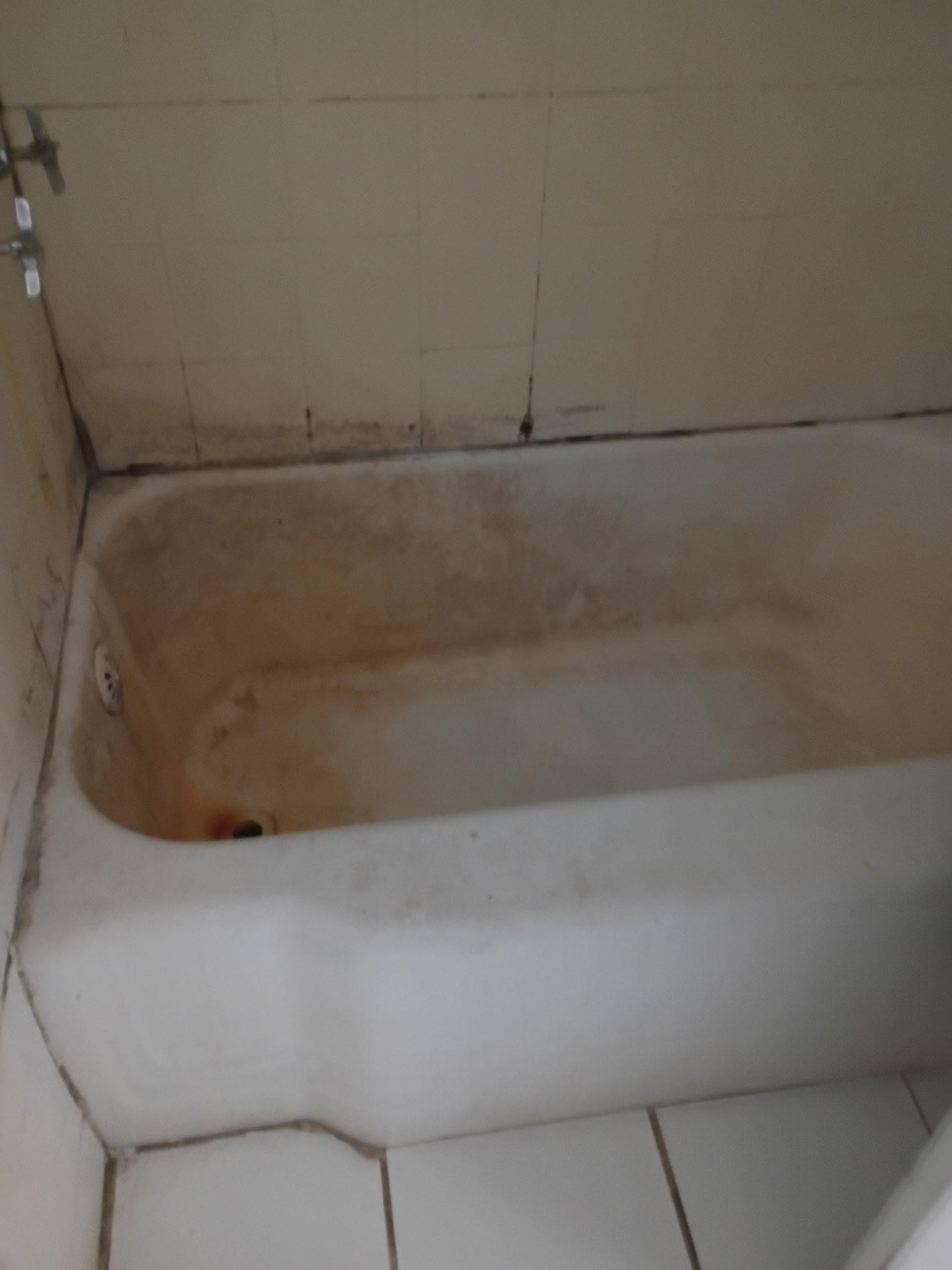 Bath tub is deplorable and should be replaced 